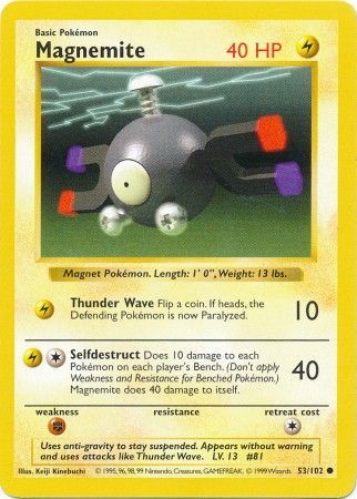 Magnemite 53-102 (Shadowless)