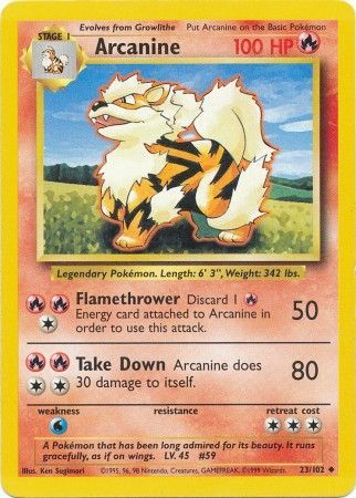 Arcanine 23-102 - Unlimited