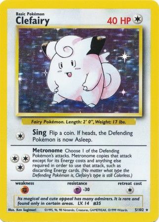 Clefairy 5-102 - Unlimited