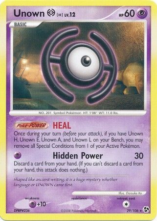 Unown H 29-106 (RH)