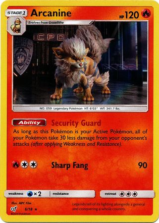 Arcanine 6-18