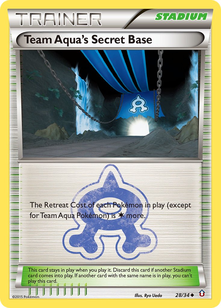 Team Aqua's Secret Base 28-34