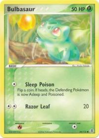 pokemon ex firered leafgreen bulbasaur 54 112