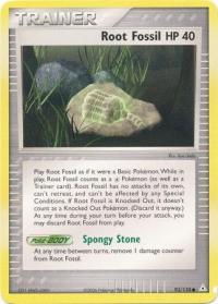 pokemon ex holon phantoms root fossil 93 110