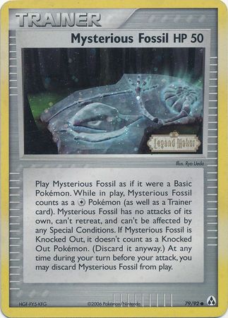 Mysterious Fossil 79-92 (RH)