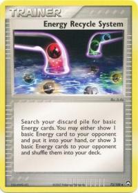 pokemon ex power keepers energy recycle system 73 108