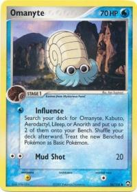 pokemon ex power keepers omanyte 56 108
