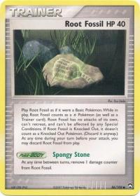 pokemon ex power keepers root fossil 86 108
