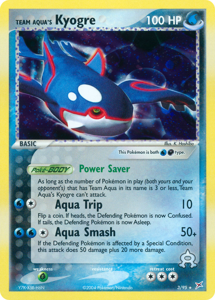 Team Aqua's Kyogre - 3/95 (RH)