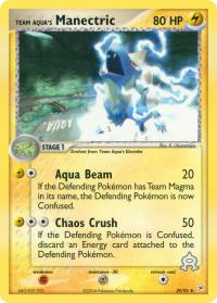 pokemon ex team magma vs team aqua team aqua s manectric 29 95