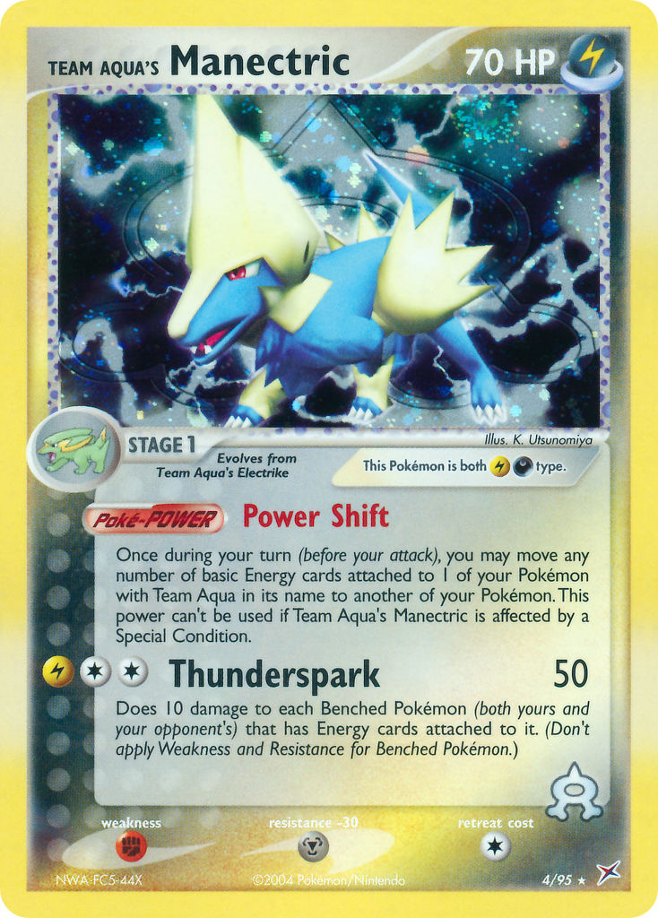 Team Aqua's Manectric - 4/95 (RH)