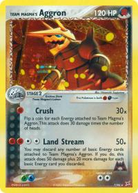 pokemon ex team magma vs team aqua team magma s aggron 7 95 rh