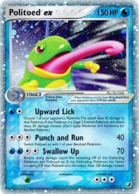 pokemon ex unseen forces politoed ex 107 115