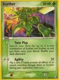 pokemon ex unseen forces scyther 46 115