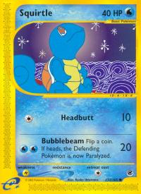 pokemon expedition base set squirtle 132 165 rh