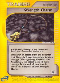 pokemon expedition base set strength charm 150 165