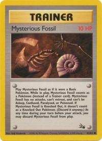 pokemon fossil mysterious fossil 62 62