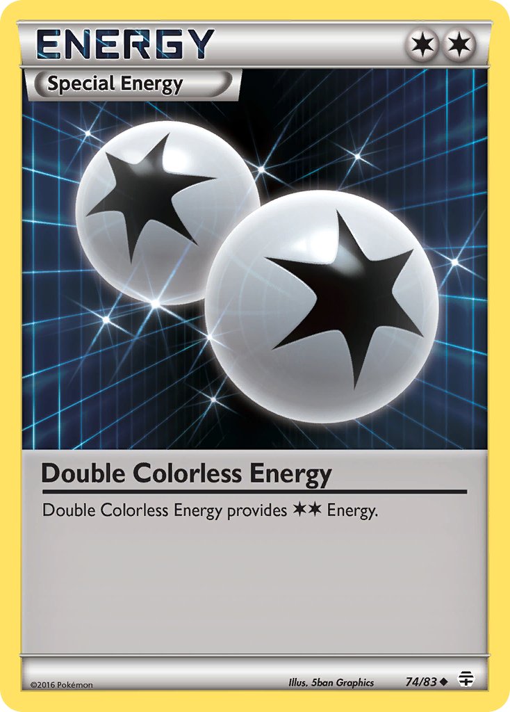 Double Colorless Energy 74-83 (RH)