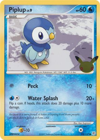 Piplup - 93-130 - 25th Anniversary Oversized Promo