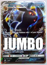pokemon jumbo pokemon cards umbreon gx sm36 oversized