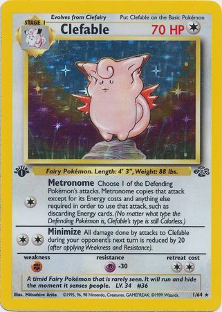 Clefable 1-64  1st edition