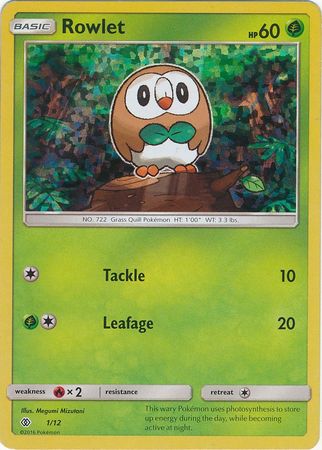 Rowlet - 1-12 (McDonald's Collection) 2017