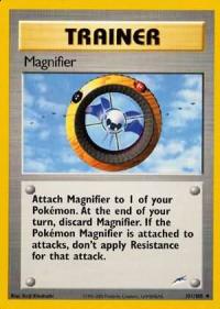 pokemon neo destiny magnifier 101 105