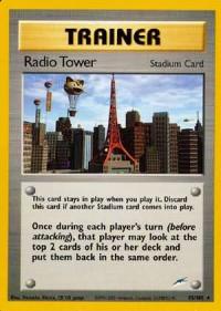 pokemon neo destiny radio tower 95 105