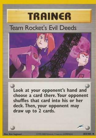 Team Rocket's Evil Deeds - 103-105