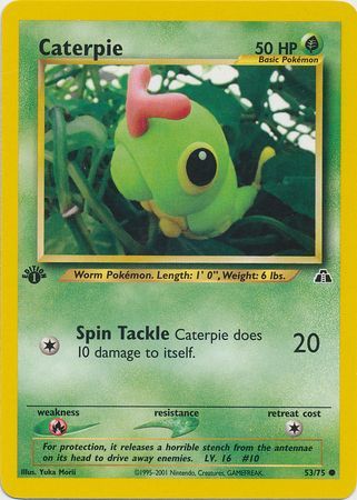 Caterpie - 53-75 -1st Edition