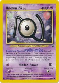 pokemon neo discovery unown n 50 75
