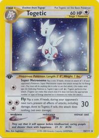 pokemon neo genesis 1st edition togetic 16 111 1st edition