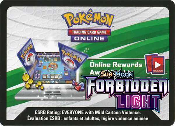 SM Forbidden Light Online Virtual Code Card
