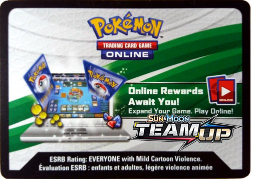 SM Team Up Code Card