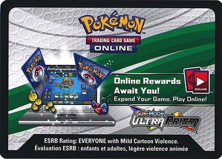 Ultra Prism Online Code Card