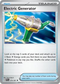 pokemon paldean fates electric generator 079 091 rh