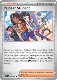 pokemon paldean fates paldean student 086 091