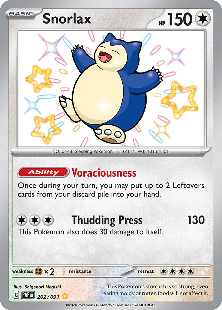 Snorlax - 202-091 - Shiny