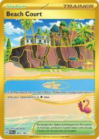 pokemon paradox rift preorder beach court 263 182 secret rare