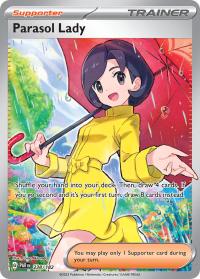 pokemon paradox rift preorder parasol lady 238 182 full art