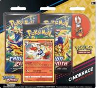 pokemon pokemon 1 pack 3 packs blister crown zenith pin collection cinderace