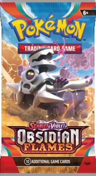 pokemon pokemon booster packs scarlet violet obsidian flames booster pack revavroom artwork
