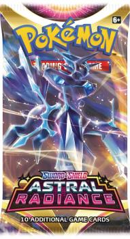 pokemon pokemon booster packs sword shield astral radiance booster pack origin dialga artwork