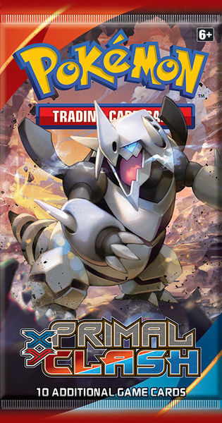 XY Primal Clash Booster Pack - Aggron Art