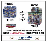 pokemon pokemon boxes and packs 1 400 bulk for box guardians rising deal