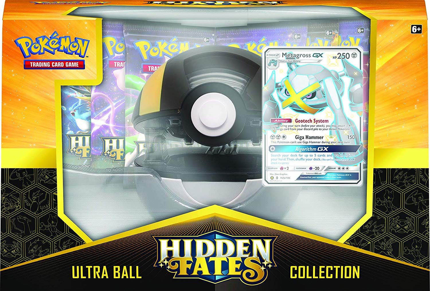 Hidden Fates Ultra Ball Collection - Shiny Metagross GX