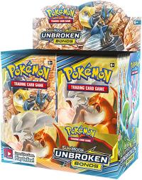 pokemon pokemon booster boxes sun moon unbroken bonds booster box