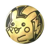 pokemon pokemon pins coins accesories golden pikachu coin