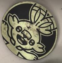 pokemon pokemon pins coins accesories jumbo coin scorbunny