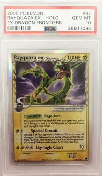 pokemon psa graded cards rayquaza ex 97 101 psa 10